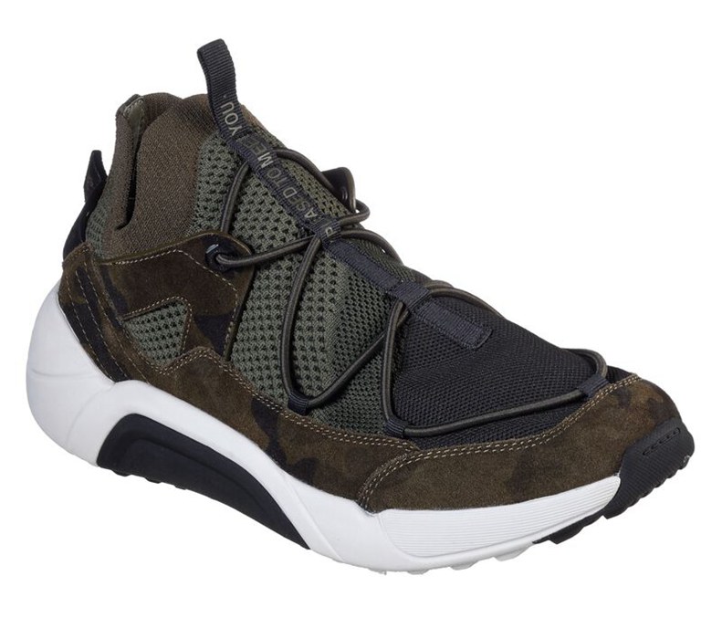 Skechers Herr Olivgröna/Grå Slip On - Enduro - Jolla - Sverige (SGHEI-4928)